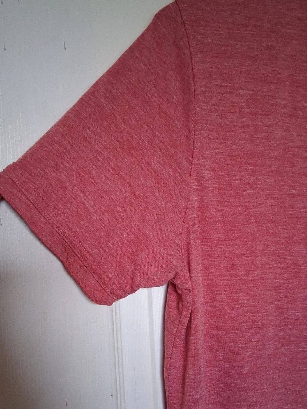 Banana Republic Men's Heathered Coral Red Polo
